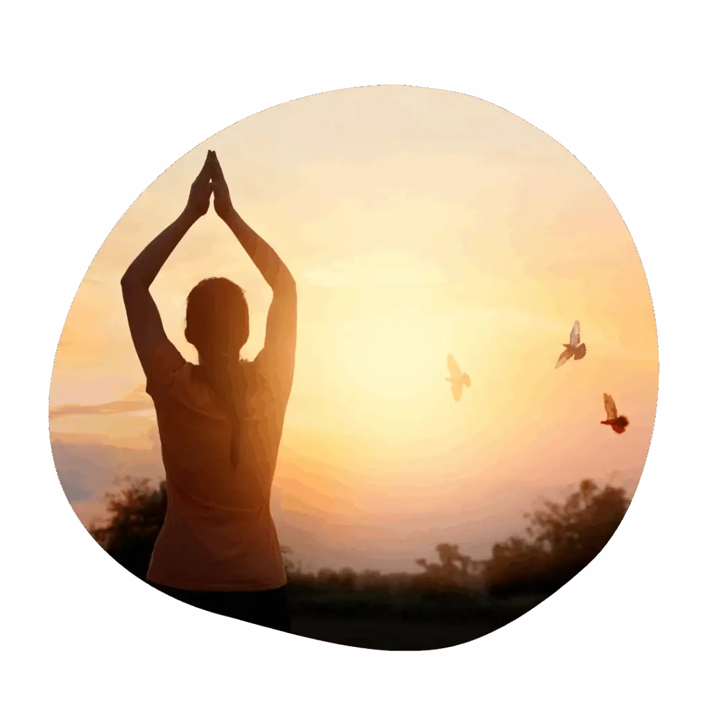 Imagem ilustrando os benefícios terapêuticos e bem-estar emocional